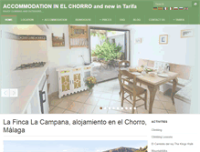 Tablet Screenshot of fincalacampana.com